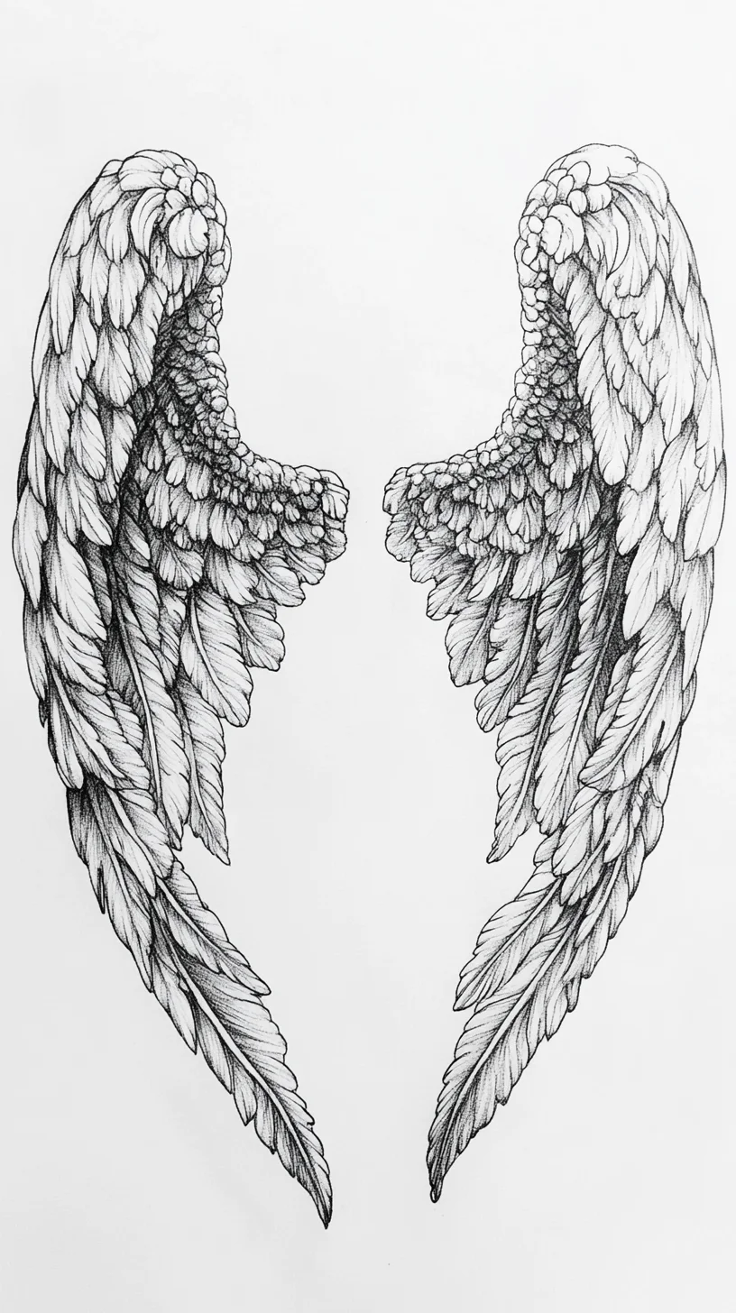 Angelic Aesthetics: Transform Your Look with Ethereal Wing-Inspired Tattoos