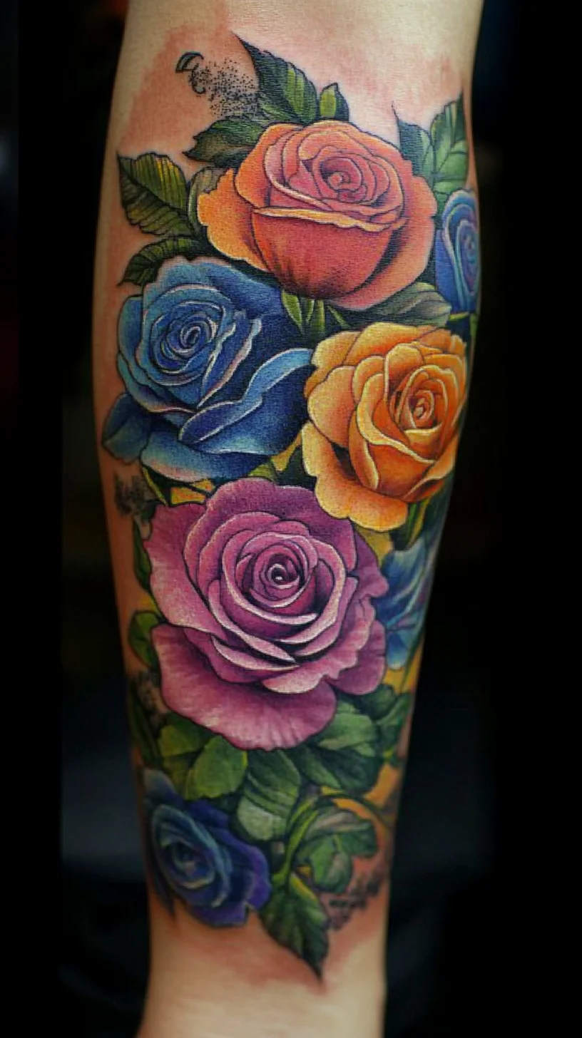 Blossoming Beauty: Vibrant Floral Tattoos to Celebrate Your Unique Style