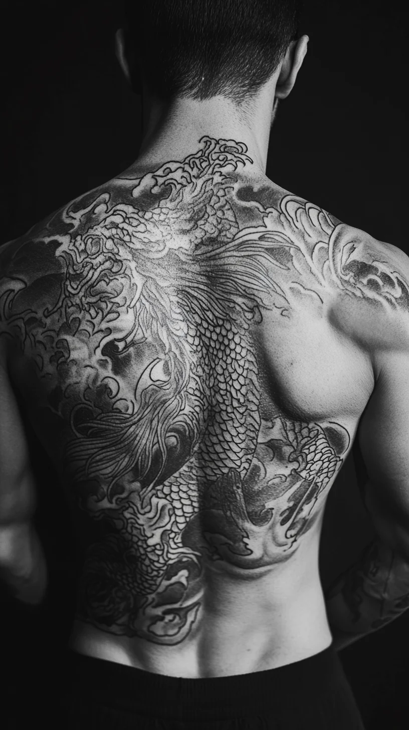 Bold and Captivating: The Majestic Dragon Tattoo Design for the Fearless