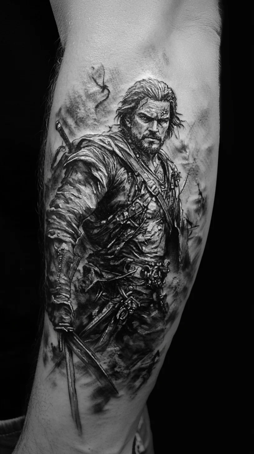 Bold and Intricate: Embrace the Art of Realistic Black & Grey Tattoo Designs