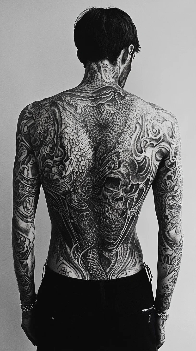 Bold and Intricate: The Allure of Full-Back Tattoo Masterpieces