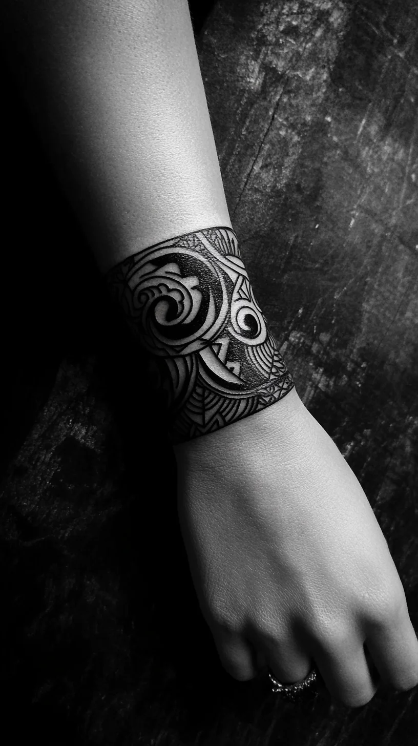 Bold Black Tribal Tattoo: A Statement of Strength and Individuality