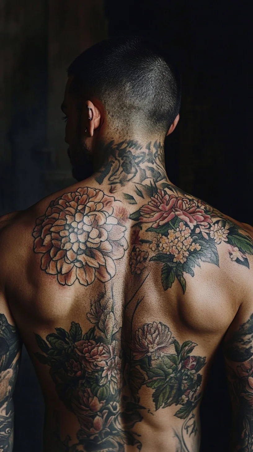 Bold Floral Tattoos: Artistry Meets Masculinity on Skin