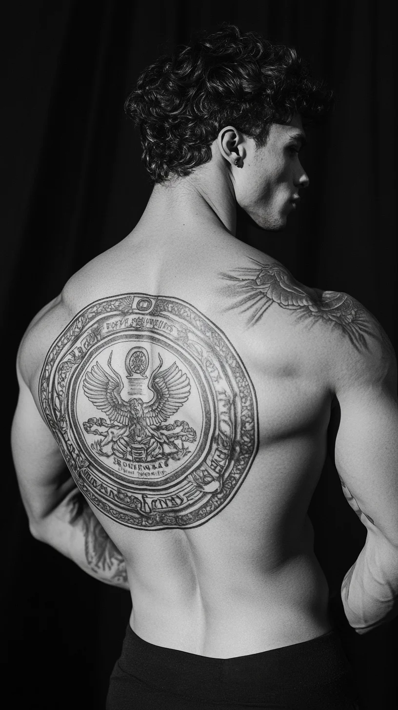 Bold Symbolism: A Striking Full-Back Tattoo That Tells Your Story