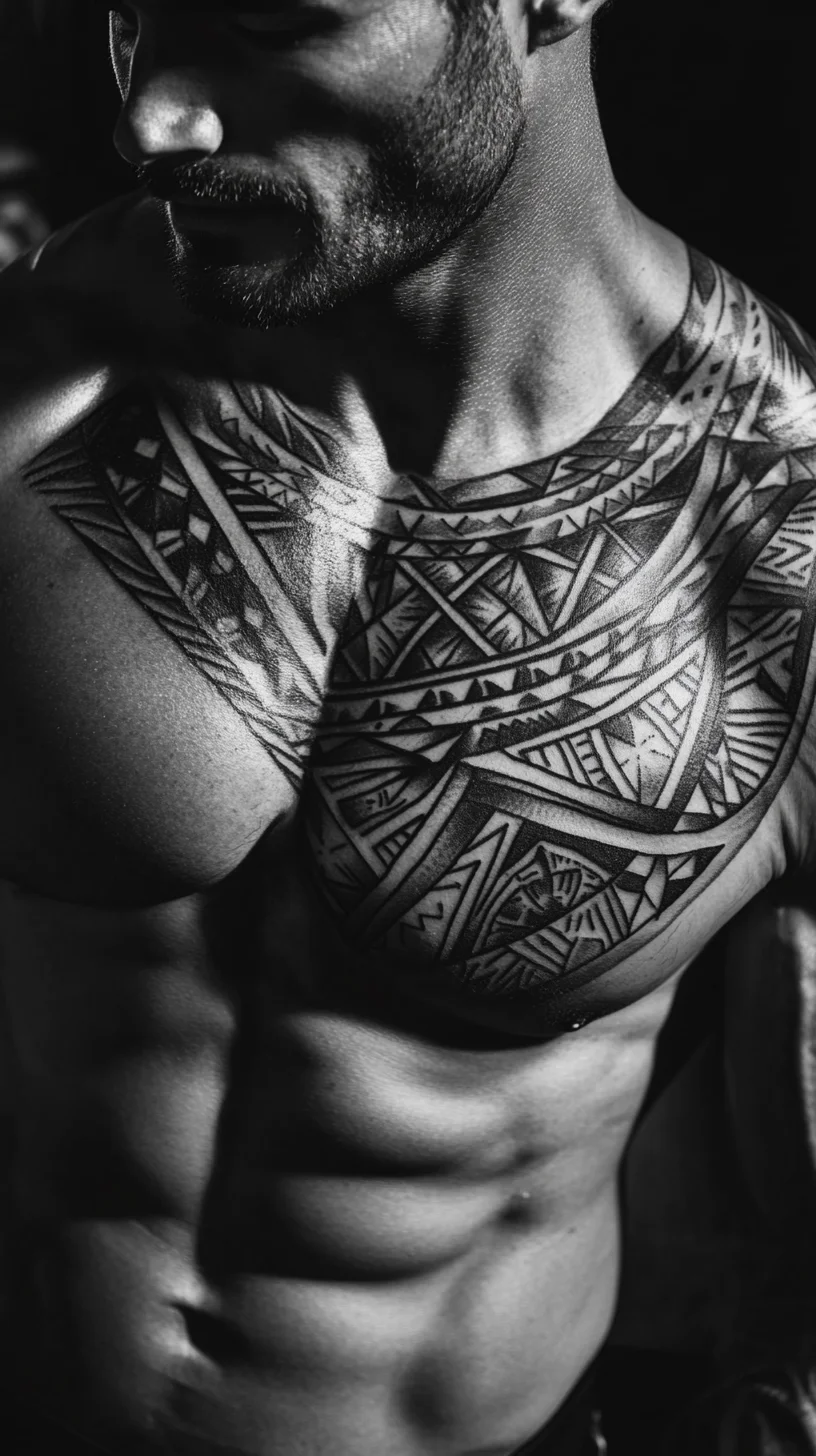 Bold Tribal Tattoo: A Statement of Strength and Culture