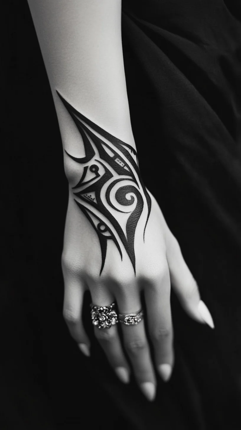 Bold Tribal Tattoo: A Striking Expression of Individuality