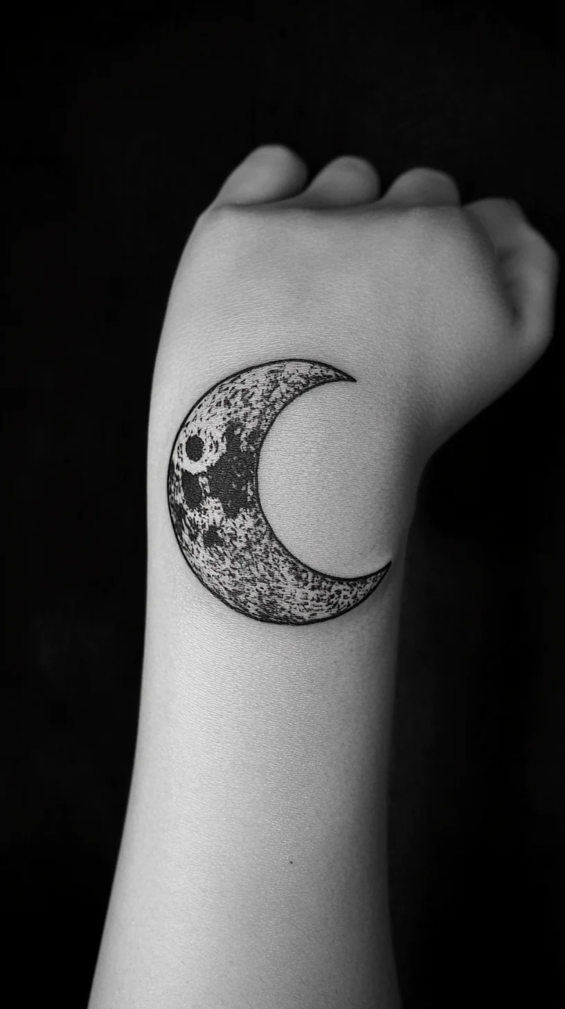 Celestial Elegance: The Allure of Moon Phase Tattoos