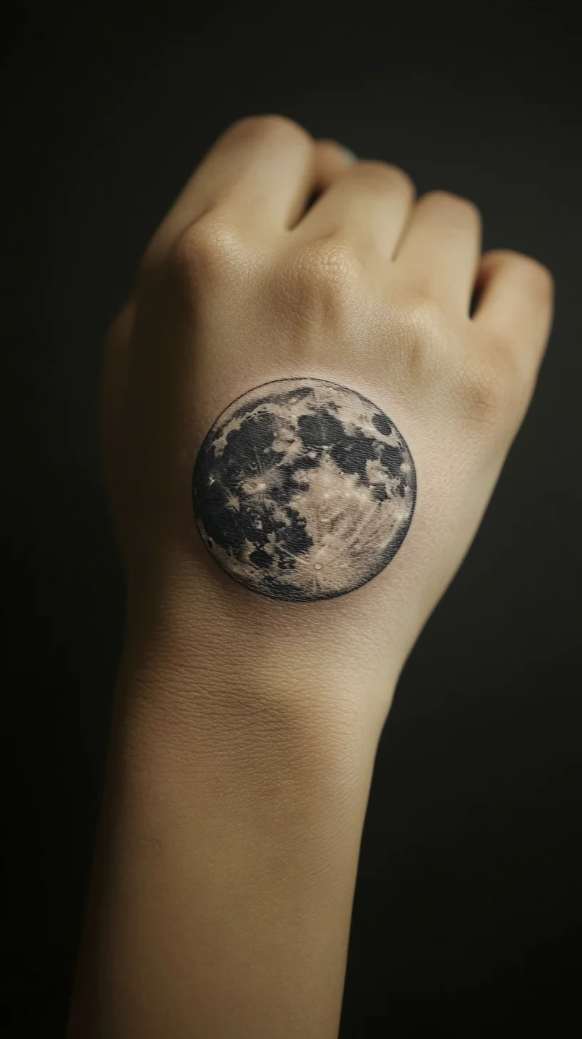 Discover the Enigmatic Beauty of Realistic Moon Tattoos for Stellar Highlights