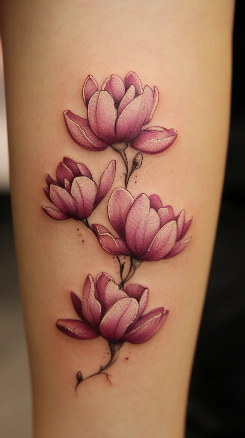 Elegant Bloom: Embrace the Beauty of Floral Tattoos