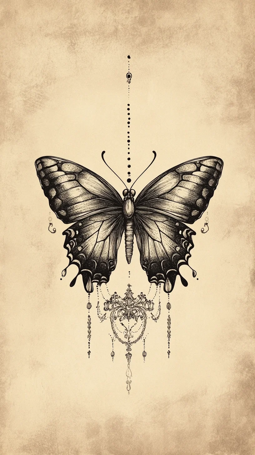 Elegant Butterfly Tattoo: A Symbol of Transformation and Grace