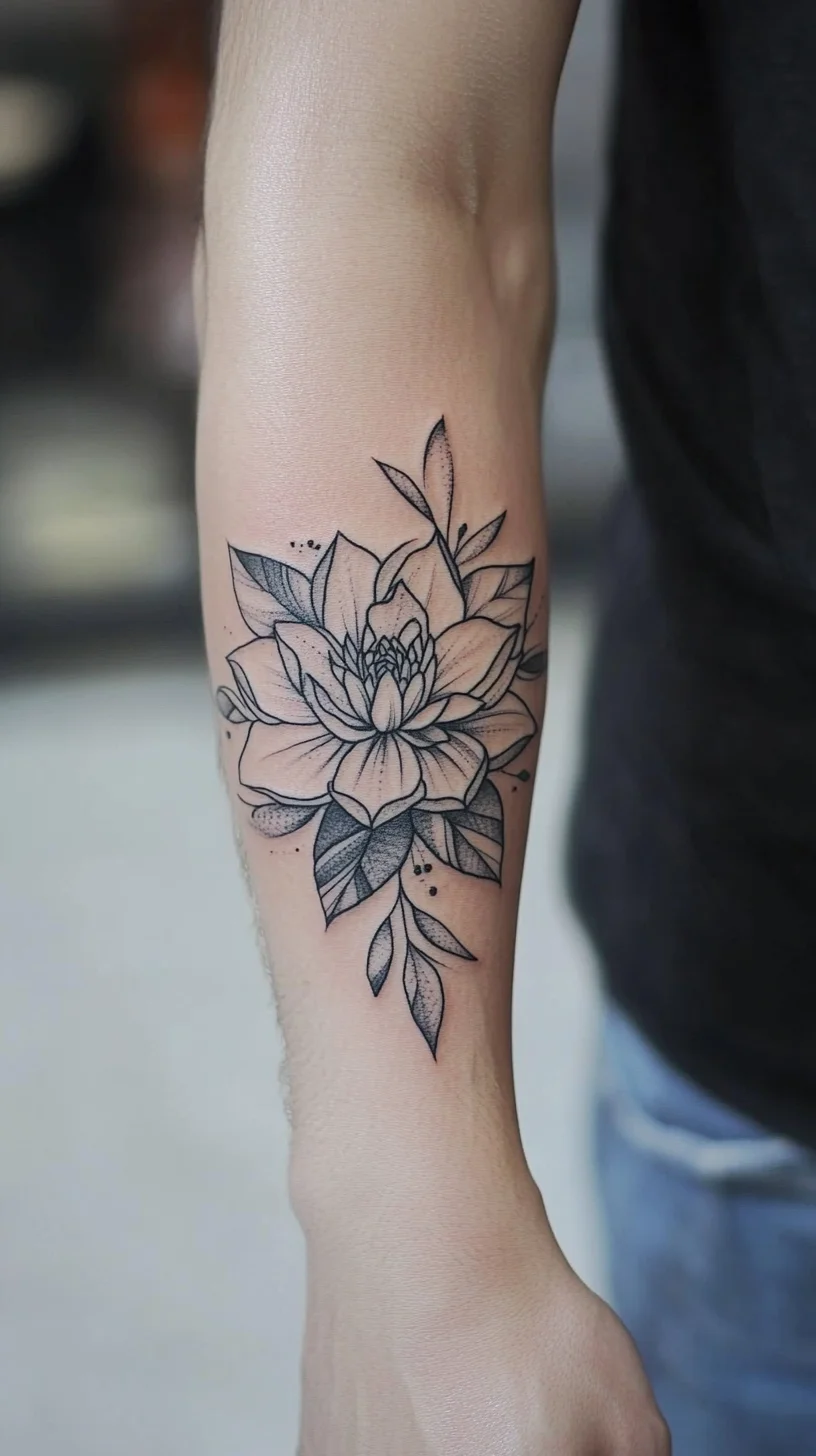 Elegant Floral Arm Tattoo: A Timeless Expression of Beauty and Grace