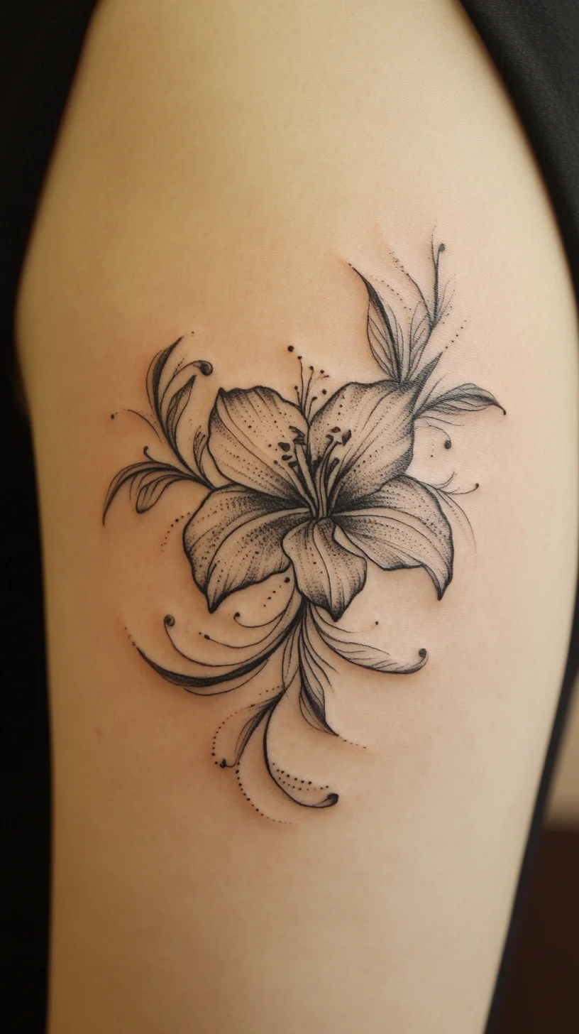 Elegant Floral Ink: A Timeless Tattoo Choice for Nature Lovers