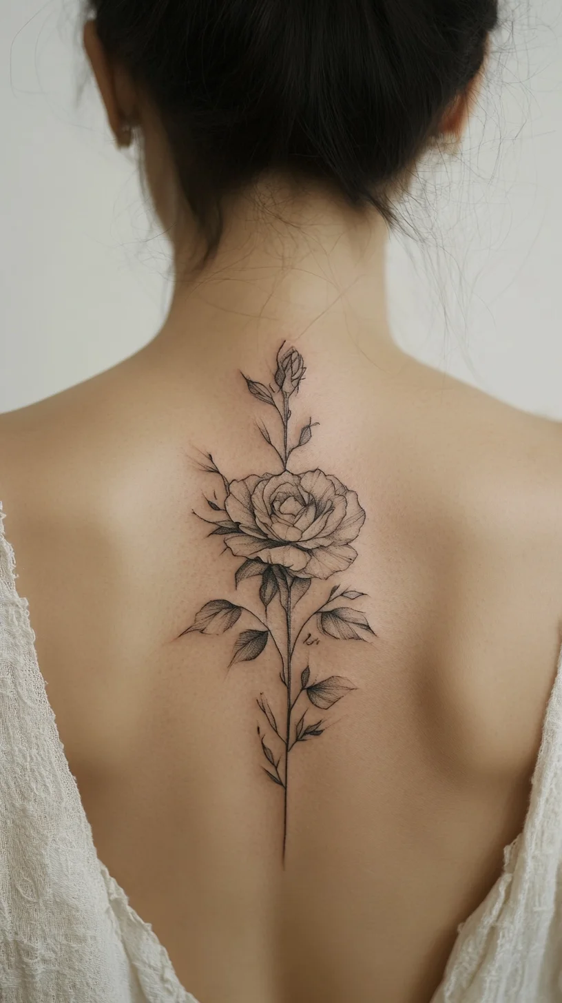 Elegant Floral Ink: Elevate Your Style with a Timeless Rose Tattoo