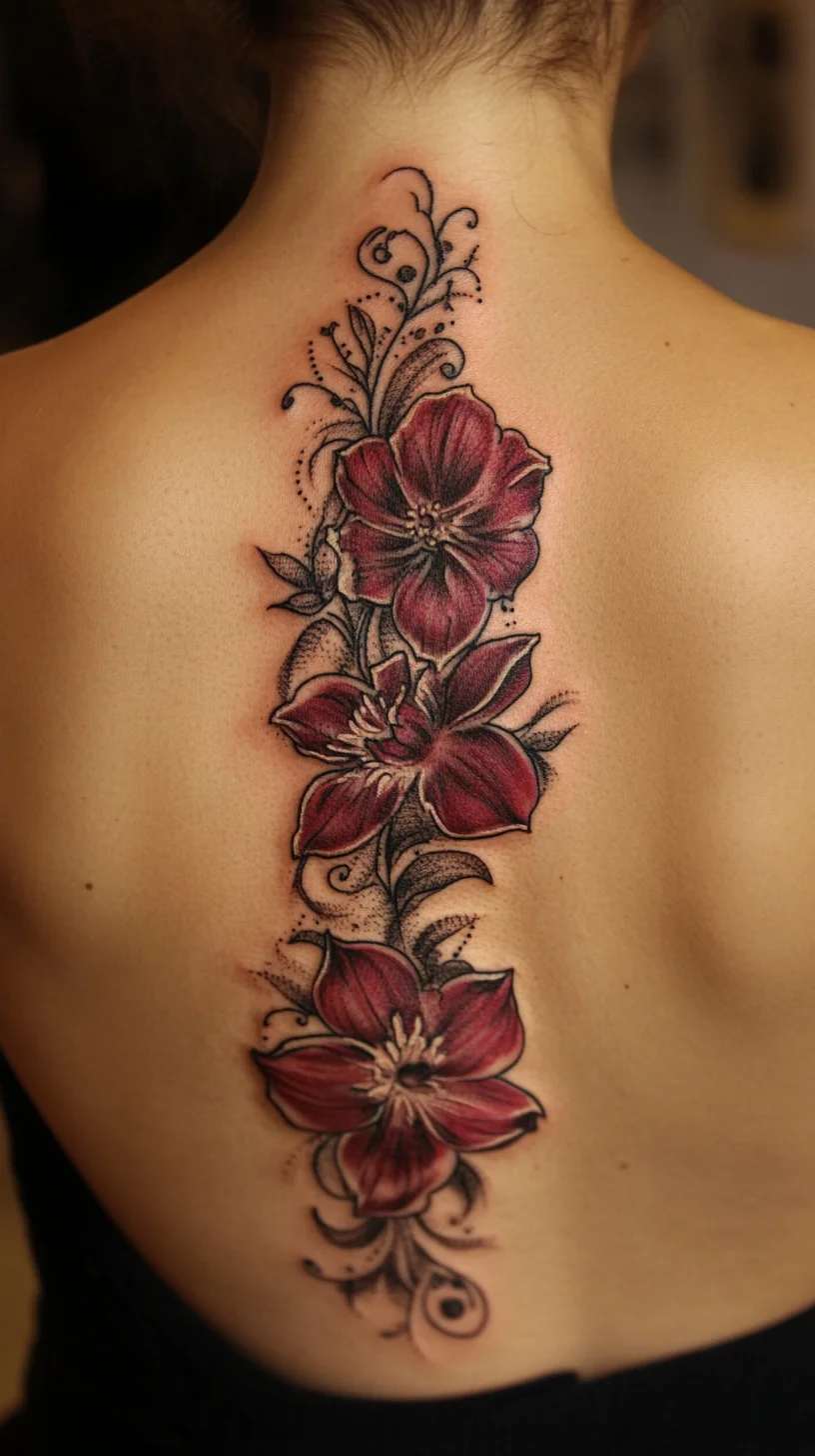 Elegant Floral Tattoo: A Timeless Statement of Beauty and Grace