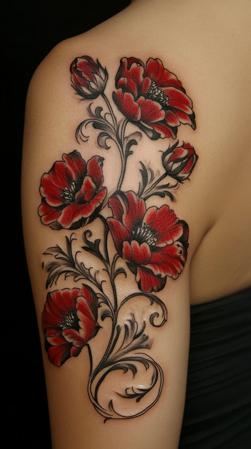 Elegant Floral Tattoos: A Stunning Blend of Art and Nature for Your Skin