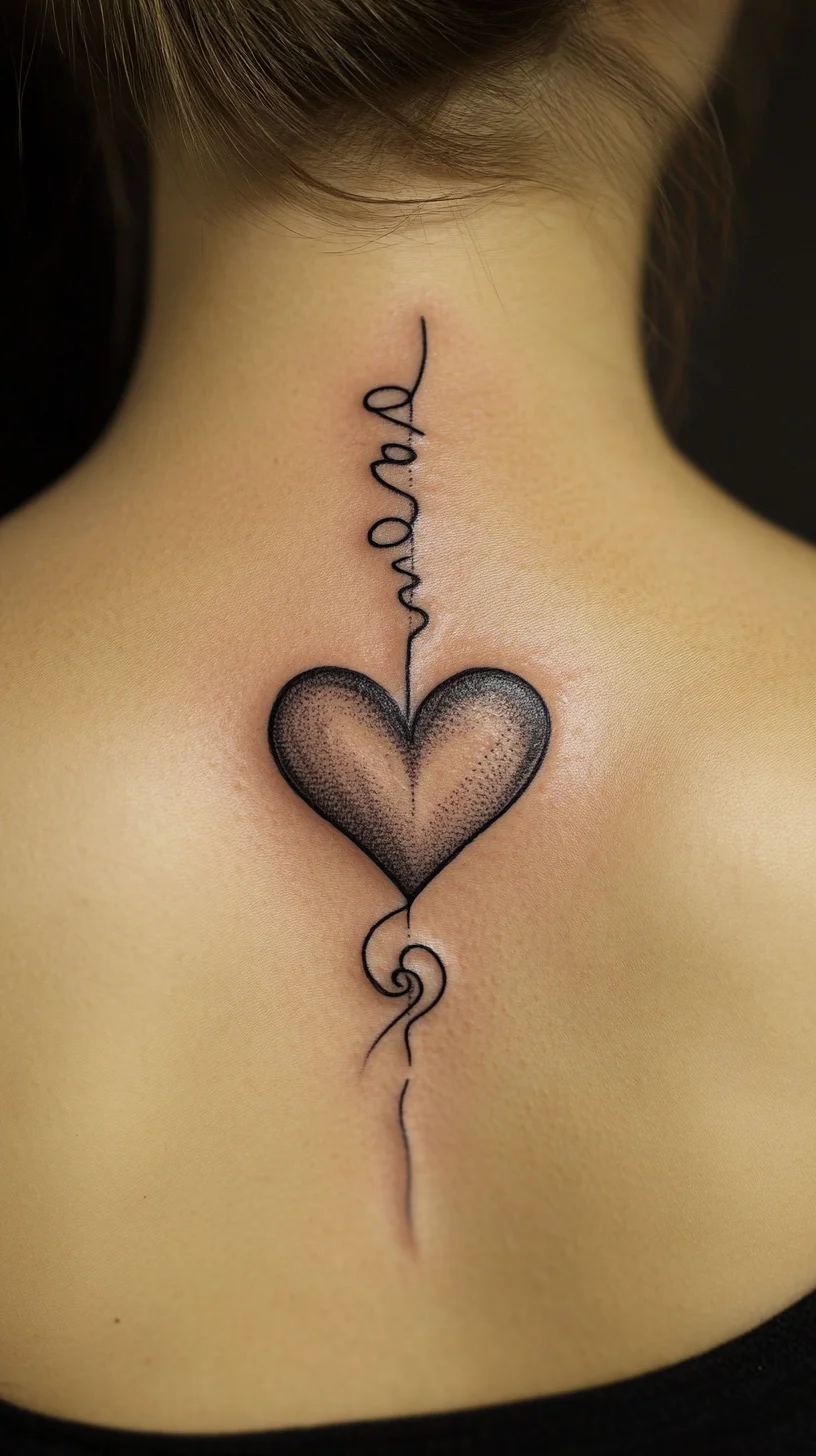 Elegant Minimalism: The Heartbeat Tattoo for Subtle Self-Expression