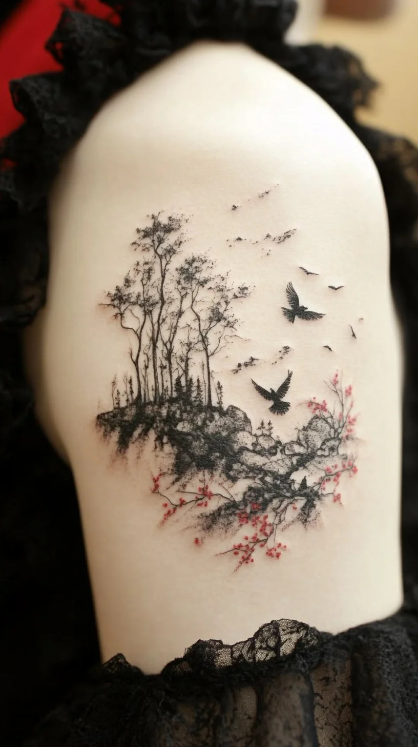 Elevate Your Ink Game with a Stunning Nature-Inspired Tattoo Design