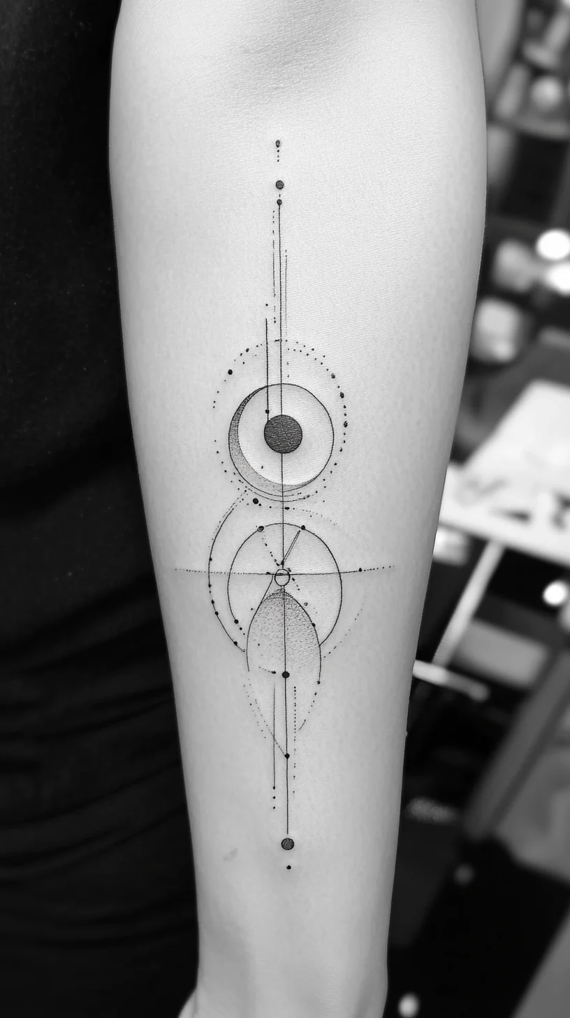 Elevate Your Ink Game with Stunning Geometric Minimalism