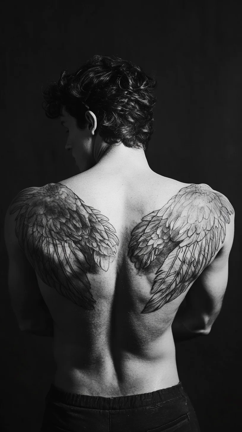 Elevate Your Style with Stunning Angel Wing Tattoos for a Bold Statement