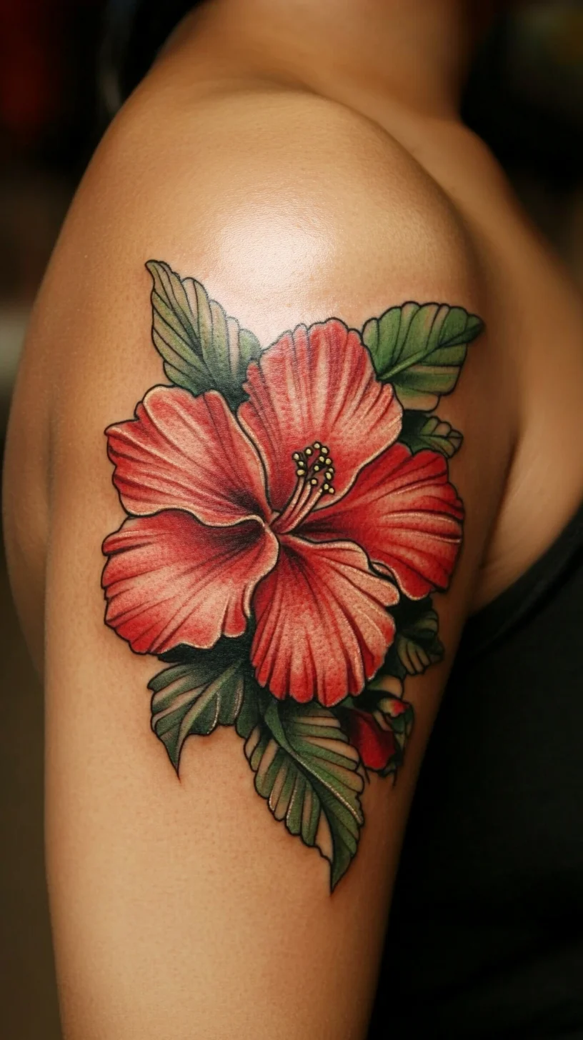 Embrace Elegance: The Vibrant Hibiscus Tattoo Trend