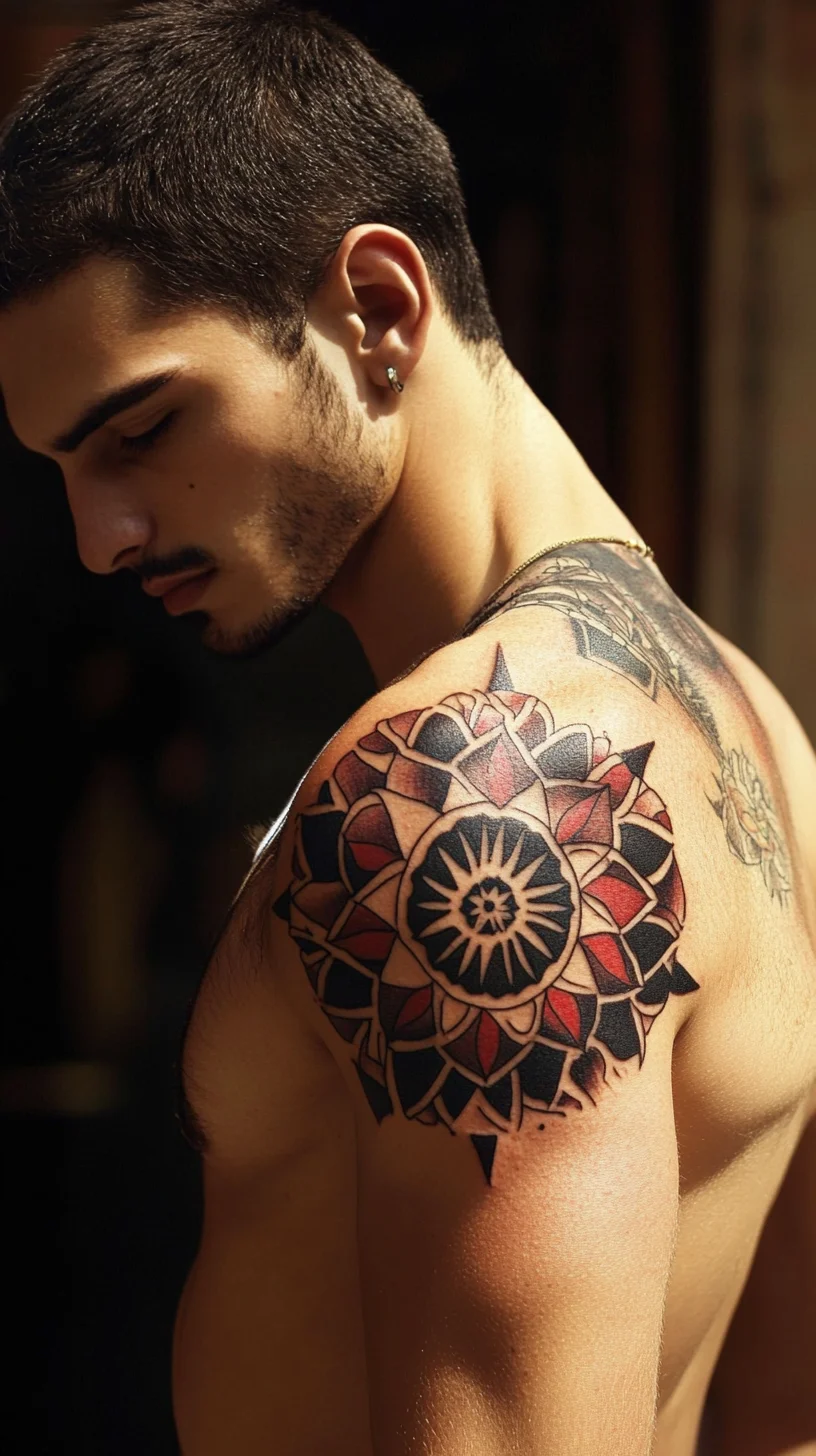 Embrace Intricacy: The Bold Mandala Tattoo that Transforms Your Look