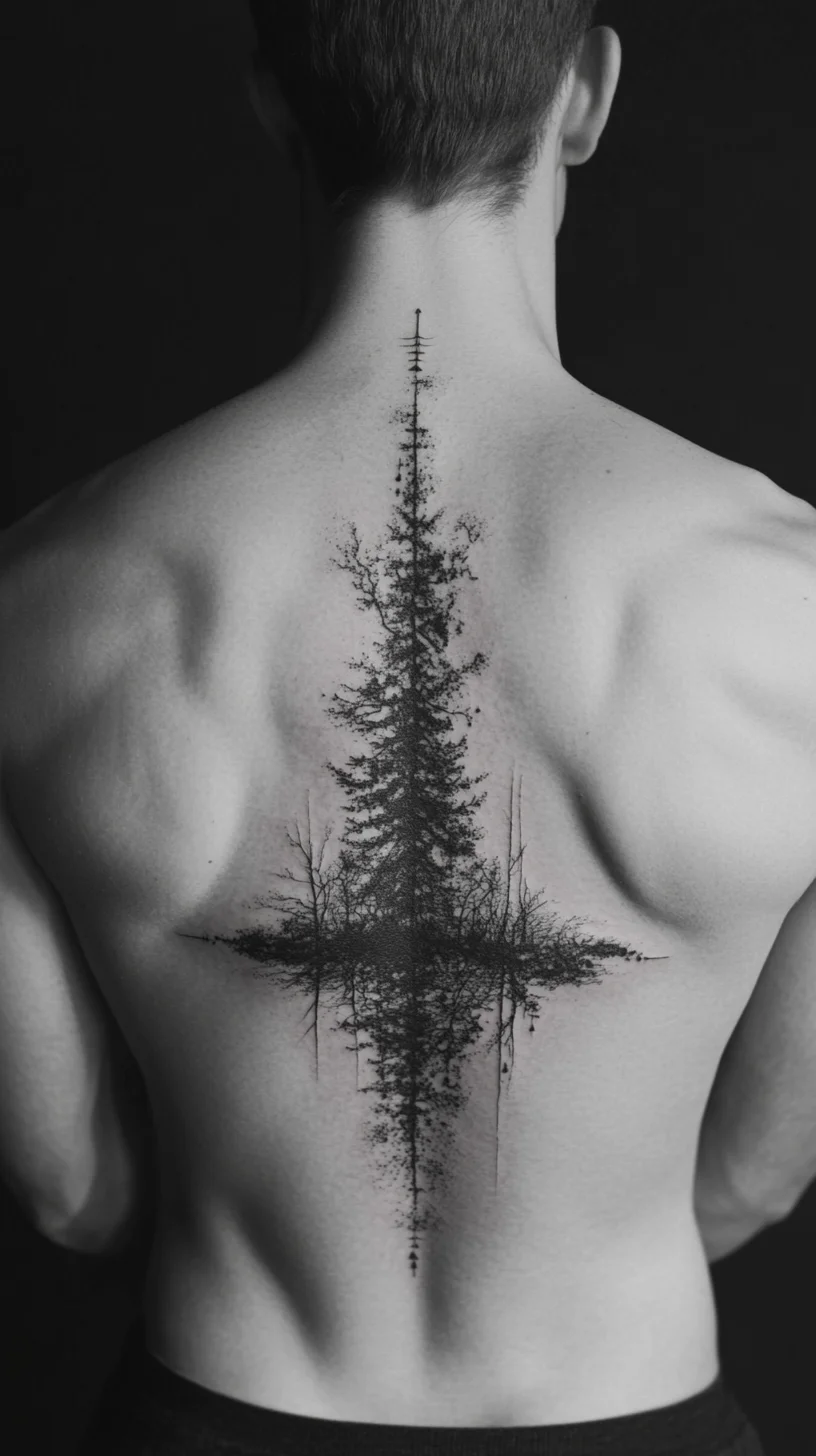 Embrace Nature with a Majestic Tree Tattoo: A Symbol of Strength and Serenity