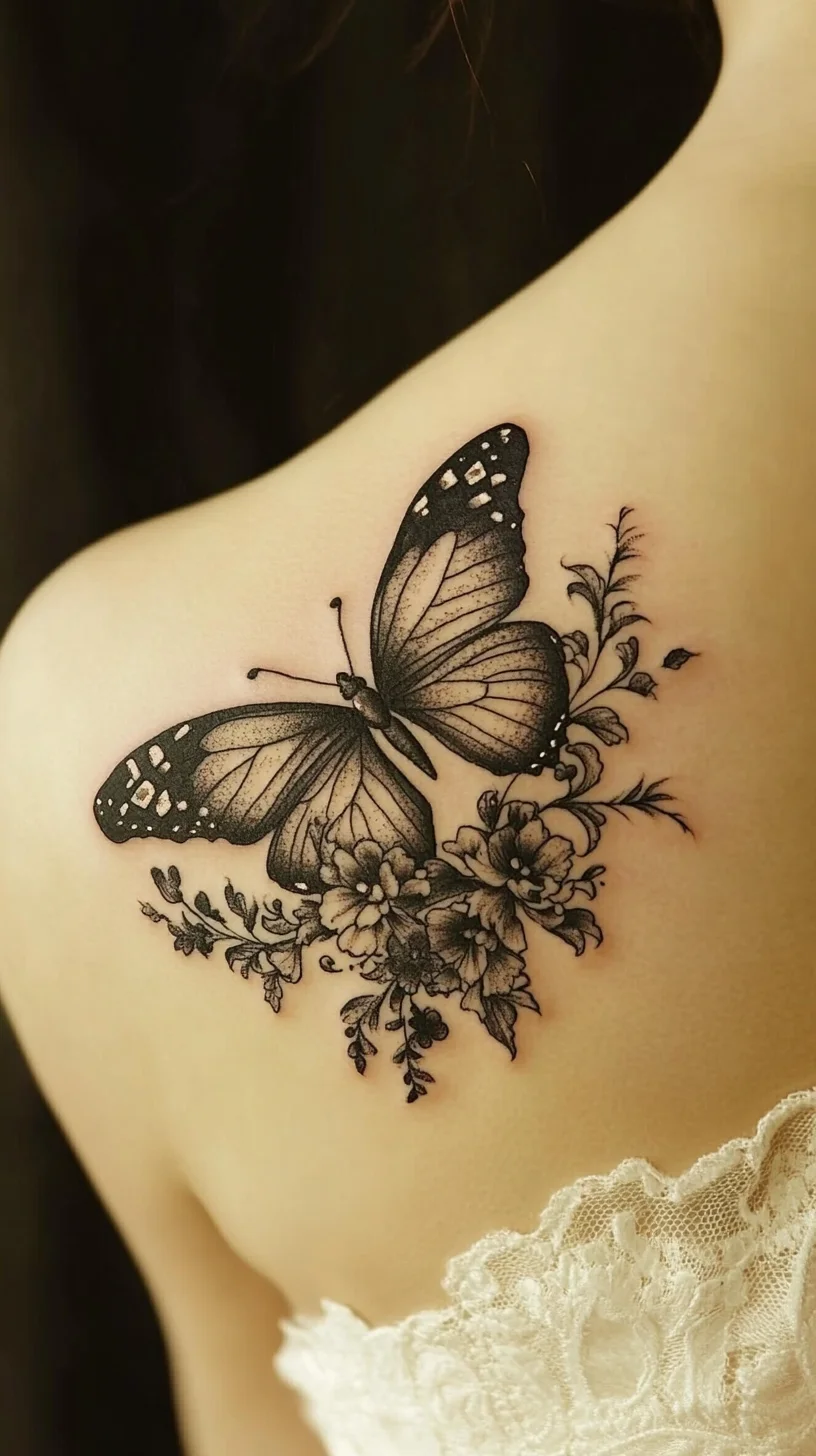 Embrace Nature's Art: The Allure of Butterfly and Floral Tattoos