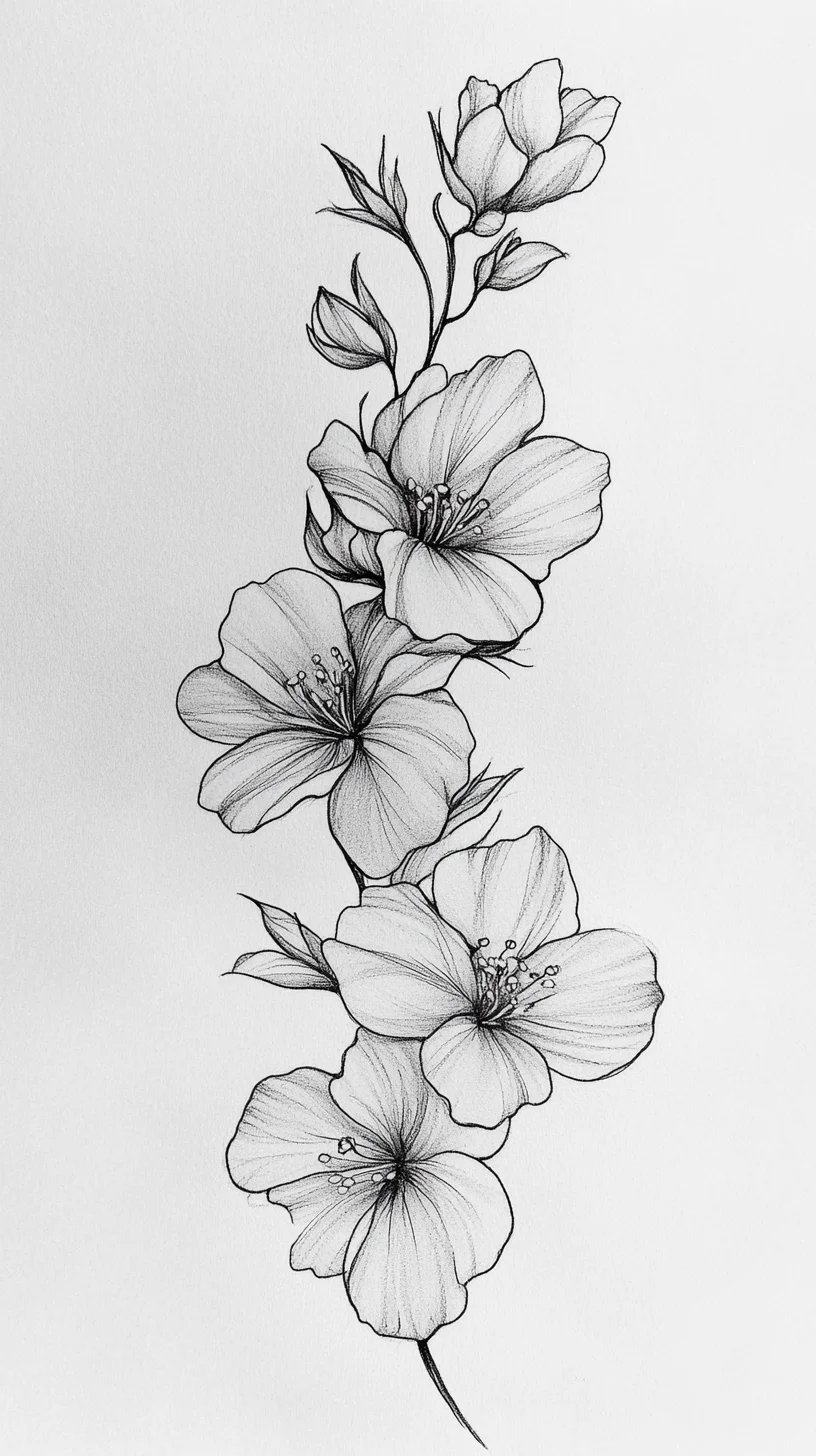 Embrace Nature's Elegance: Stunning Floral Tattoo Design to Adorn Your Skin