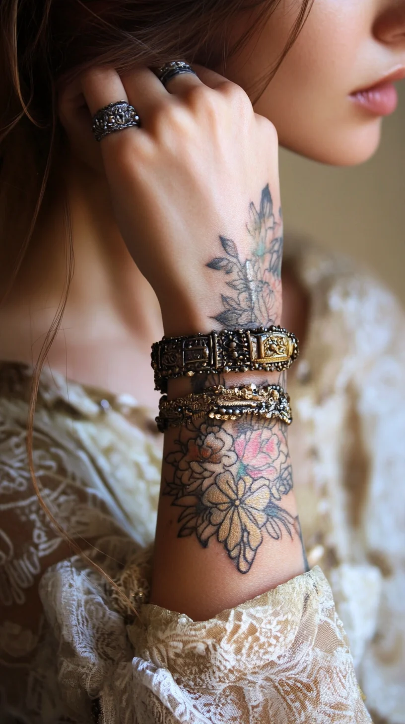 Embrace Vintage Elegance with Bohemian-Inspired Jewelry and Tattoos