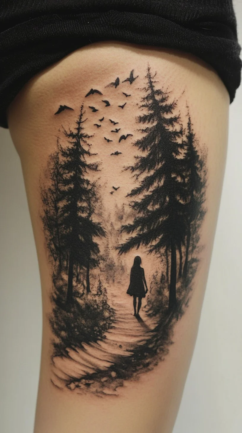 Enchanting Forest Tattoo: A Journey Into Nature’s Embrace