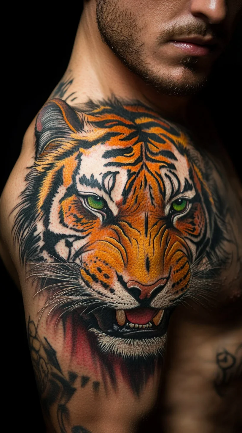 Fierce and Fearless: Unleash Your Wild Side with a Striking Tiger Tattoo