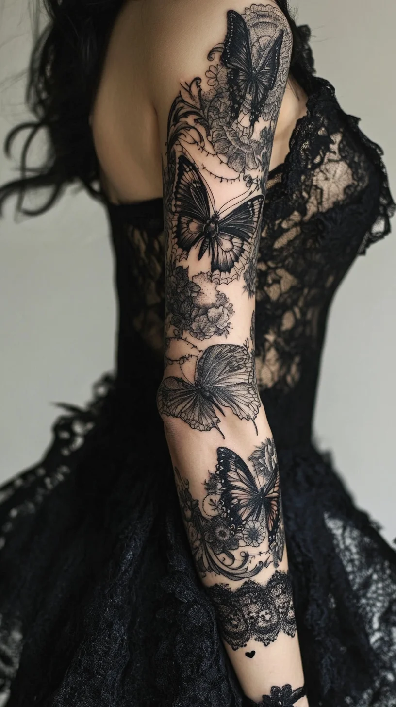 Fluttering Elegance: Exquisite Butterfly Tattoos Transforming Your Style