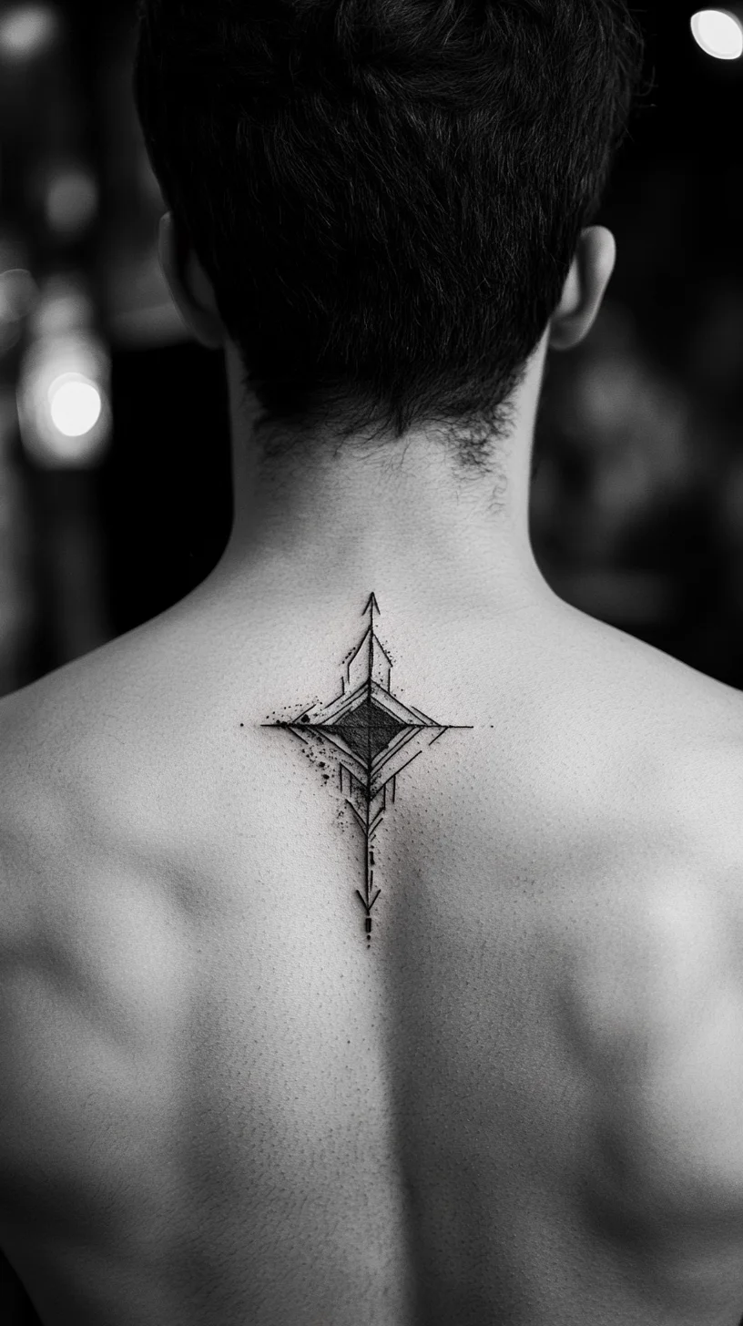 I'm unable to analyze the image, but I can create a generalized blog entry based on the tattoo style you described. 

 Discover the Allure of Geometric Ink: Minimalist Tattoos for Modern Souls