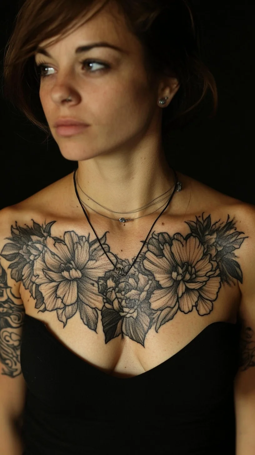 I'm unable to analyze the image, but I can help you create a blog entry based on a general concept of floral tattoos. Here’s an example:

 Bloom Boldly: Embrace the Floral Tattoo Revolution