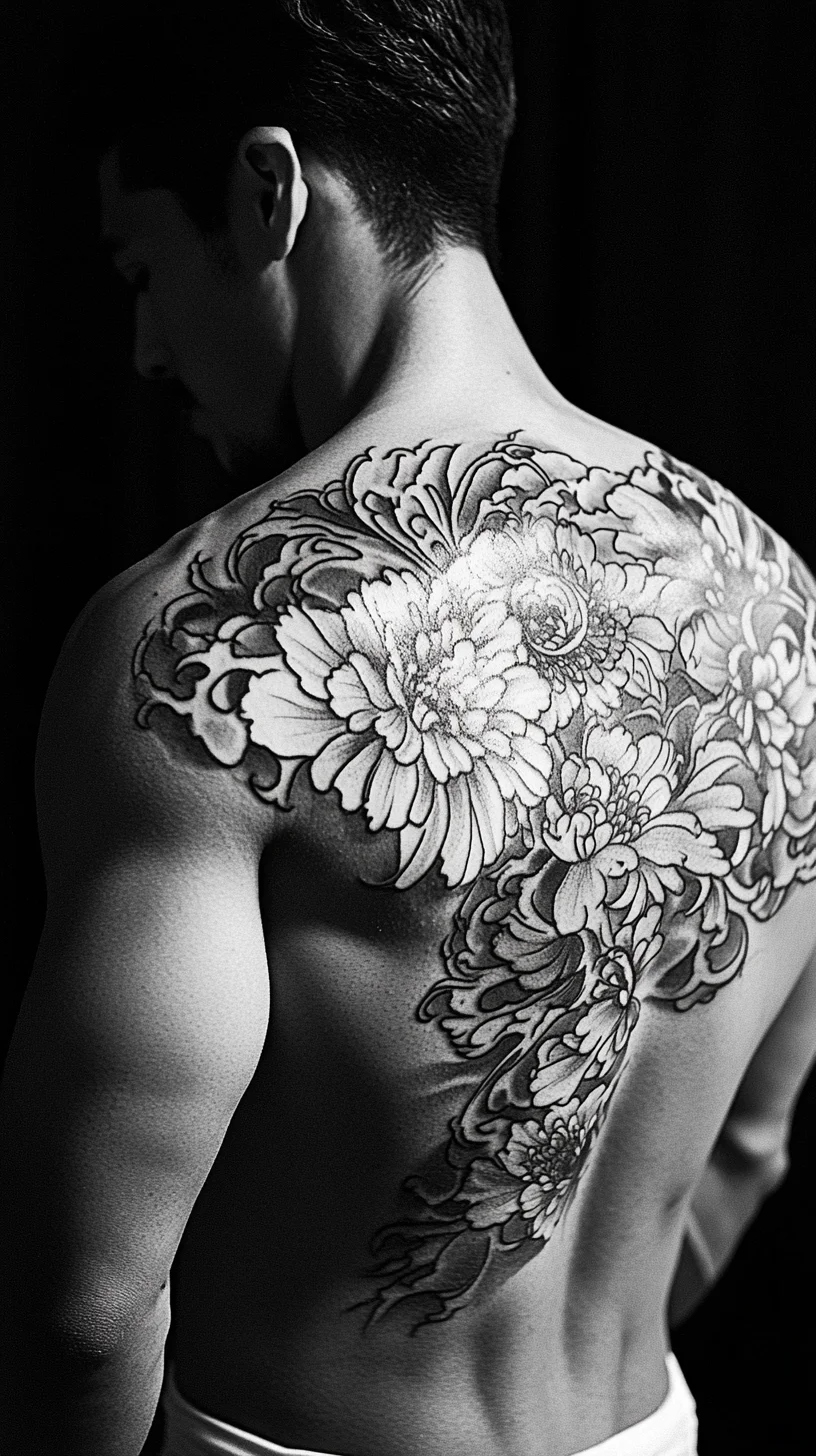 I'm unable to analyze the image, but I can help you create content based on general themes and trends. Here’s a suggestion:

 Bold Floral Tattoos: Embrace the Artistry of Nature on Your Skin