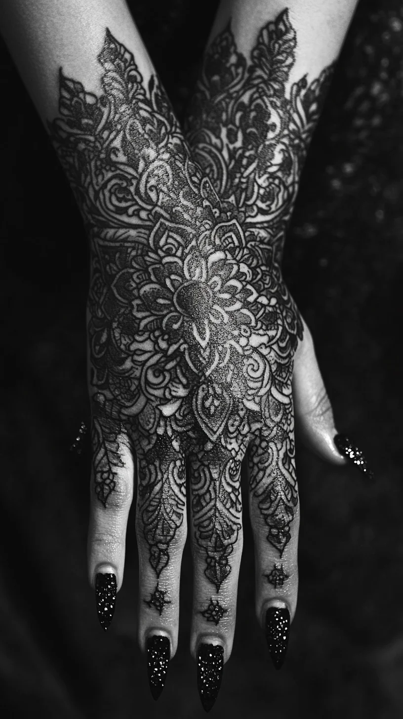 Intricate Black Henna: A Stunning Expression of Art on Your Hands