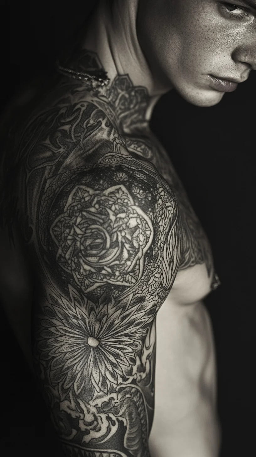 Intricate Blackwork Tattoos: A Bold Expression of Art and Individuality