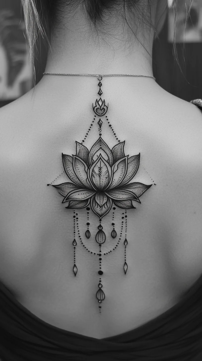 Intricate Lotus Tattoo: A Symbol of Beauty and Resilience