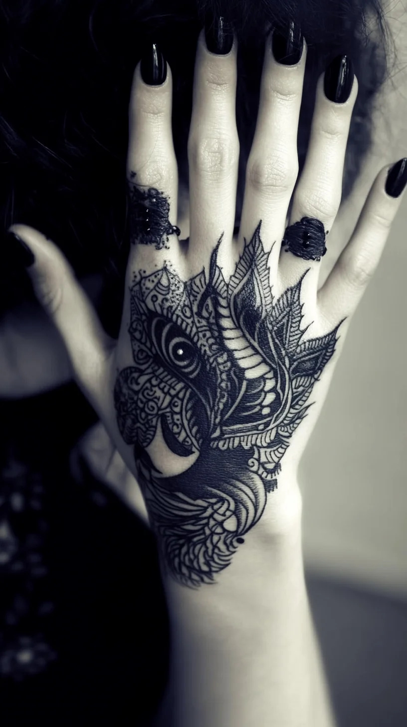 Intricate Mandala Hand Tattoo: A Bold Expression of Artistry and Individuality