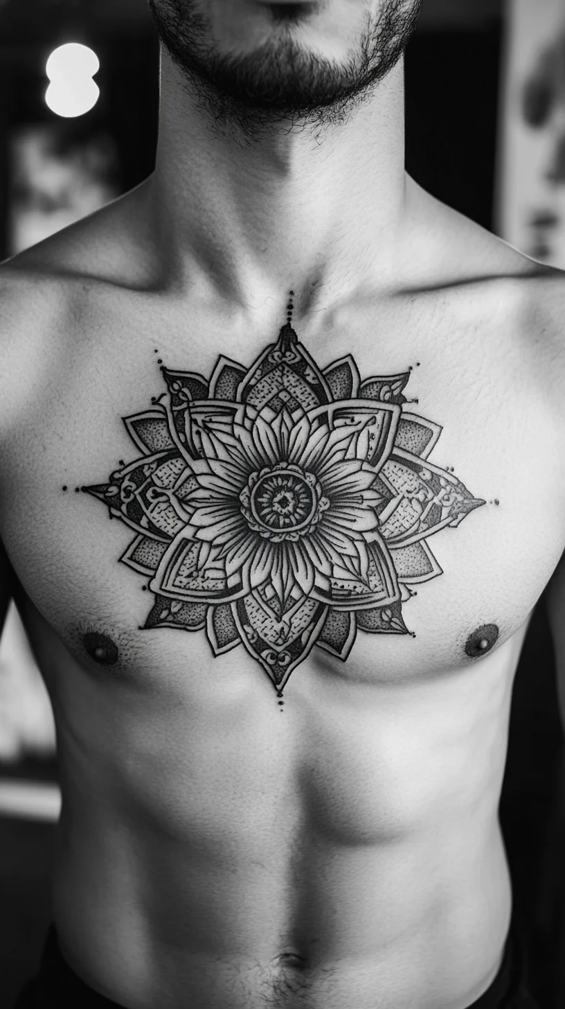 Intricate Mandala Tattoo: A Bold Expression of Personal Style and Spirituality