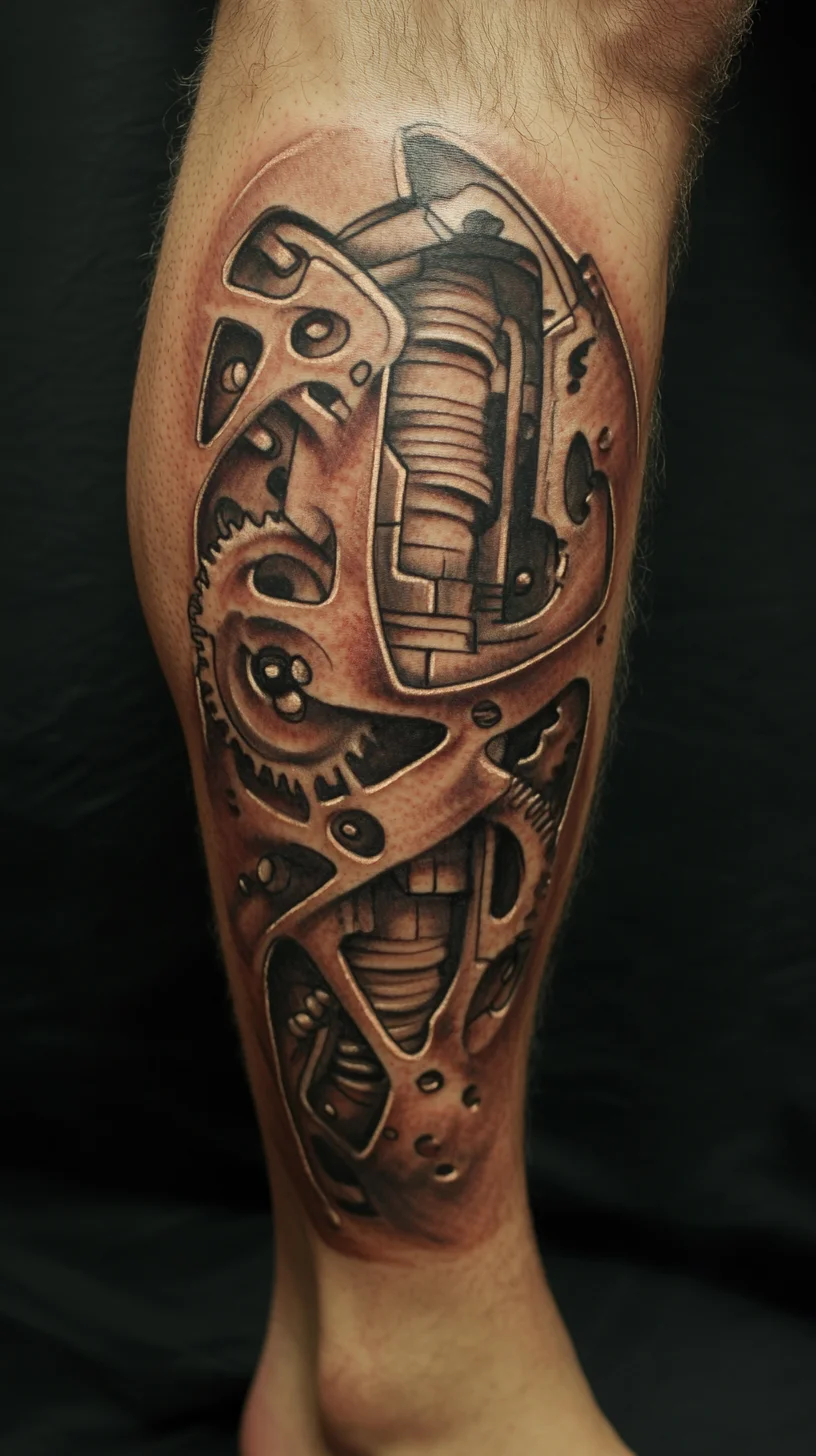 Intricate Steampunk Tattoo: A Gear-Infused Masterpiece for Bold Souls