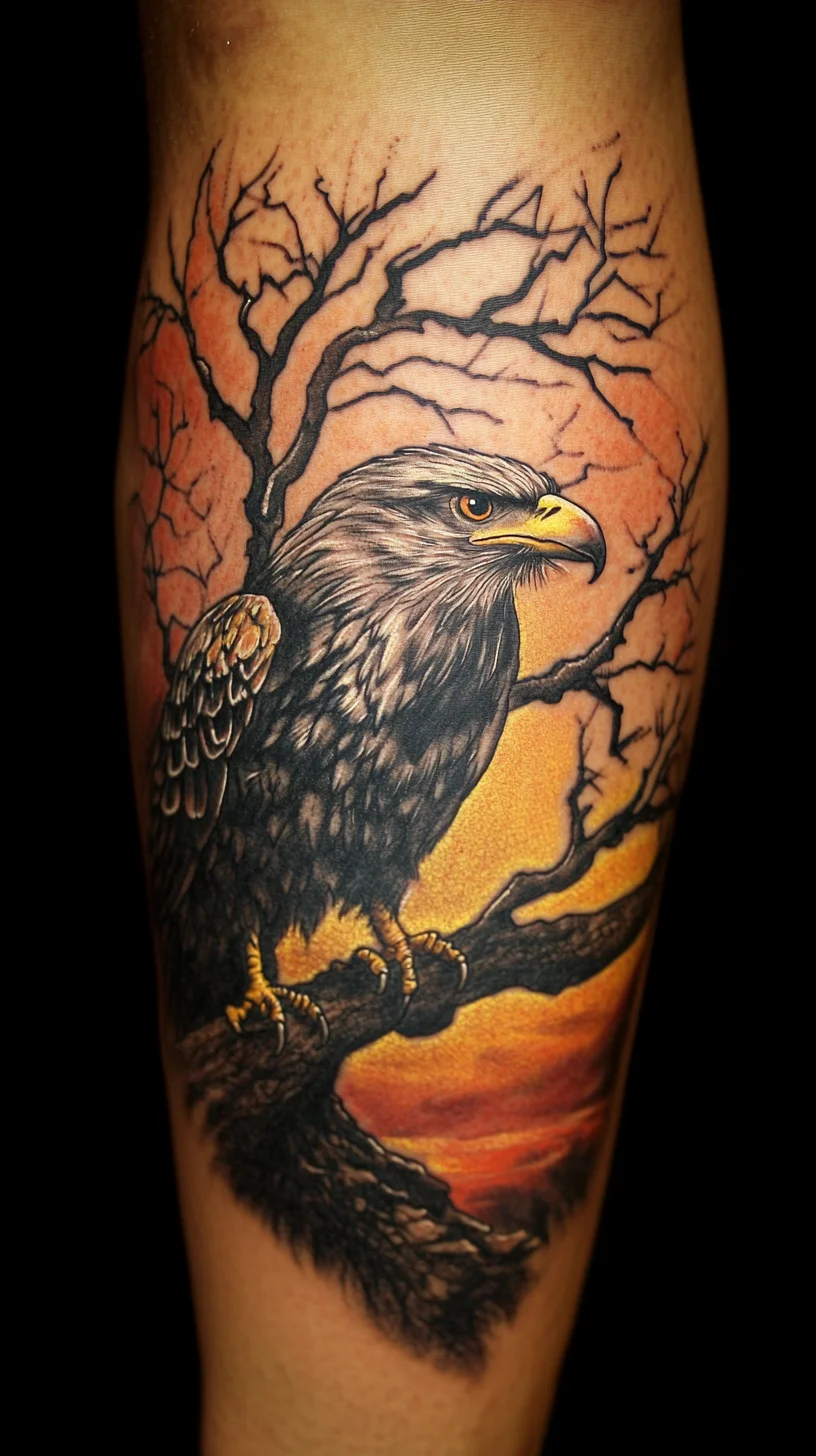 Majestic Eagle Tattoo: A Bold Statement of Strength and Freedom