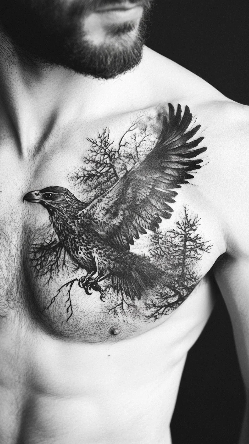 Majestic Eagle-Inspired Tattoo: A Symbol of Freedom and Strength