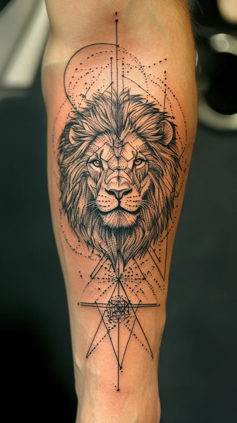 Majestic Lion Tattoo: A Bold Symbol of Strength and Courage