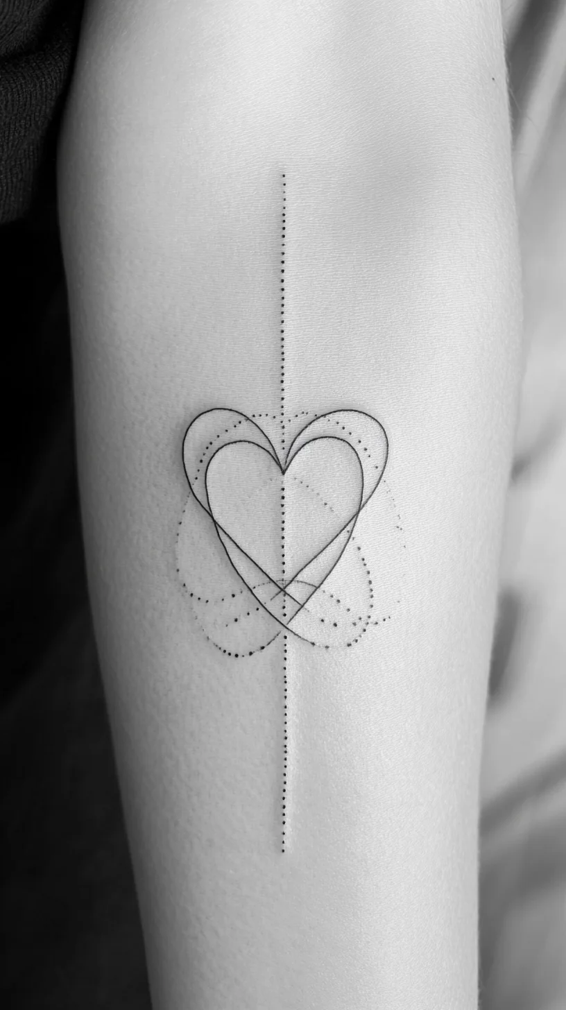 Minimalist Heart Tattoo: A Modern Twist on Classic Love Symbols