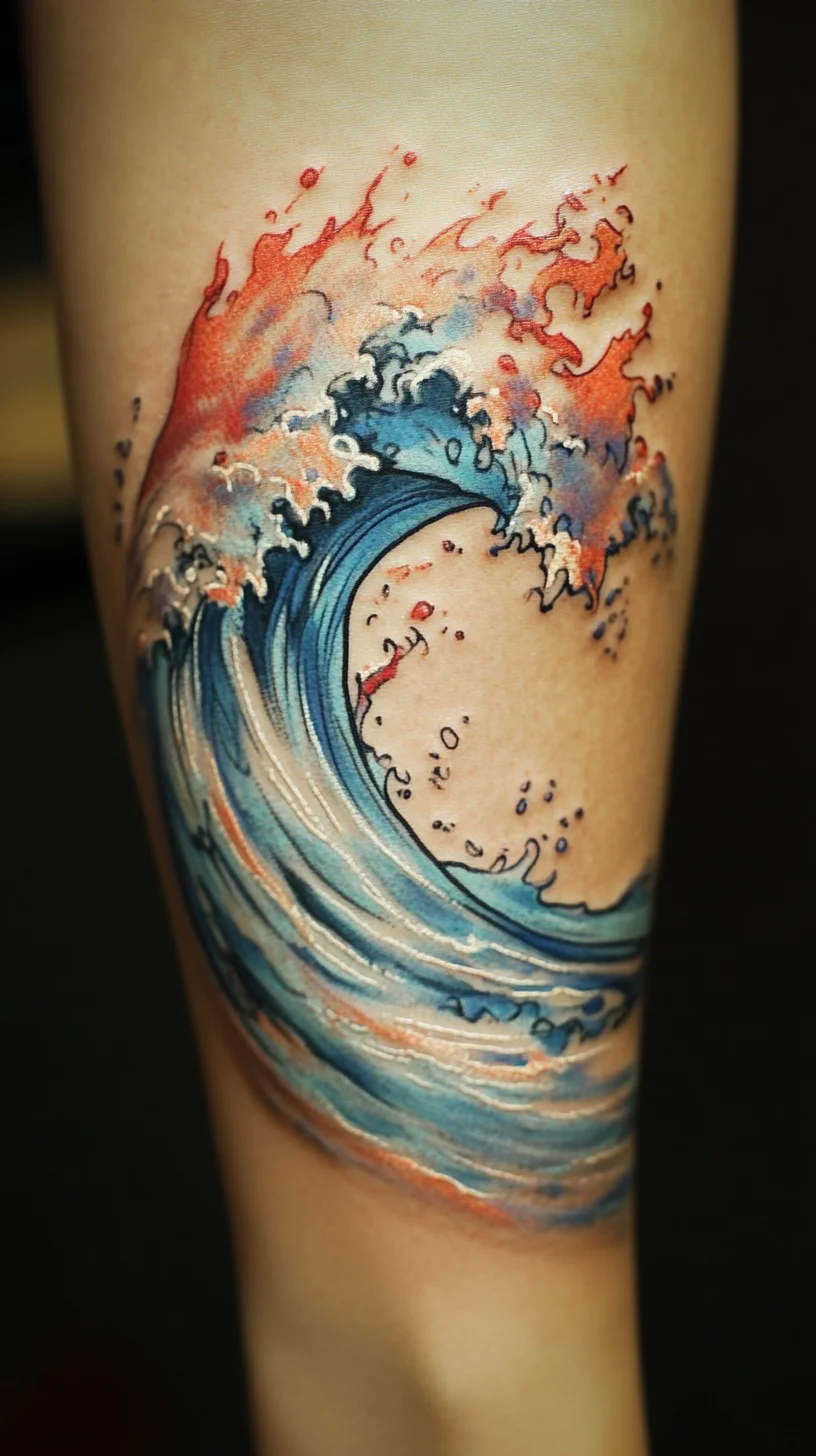 Ride the Tide: Stunning Wave Tattoos for Ocean Lovers