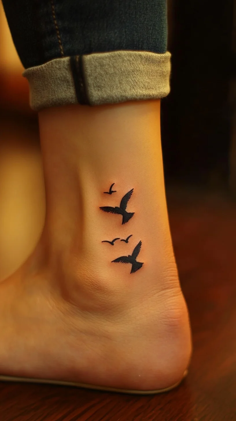 Soaring Elegance: Embrace Freedom with a Stunning Bird Tattoo Design