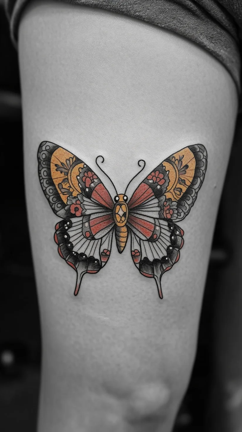 Stunning Butterfly Tattoo: A Blend of Elegance and Nature’s Beauty