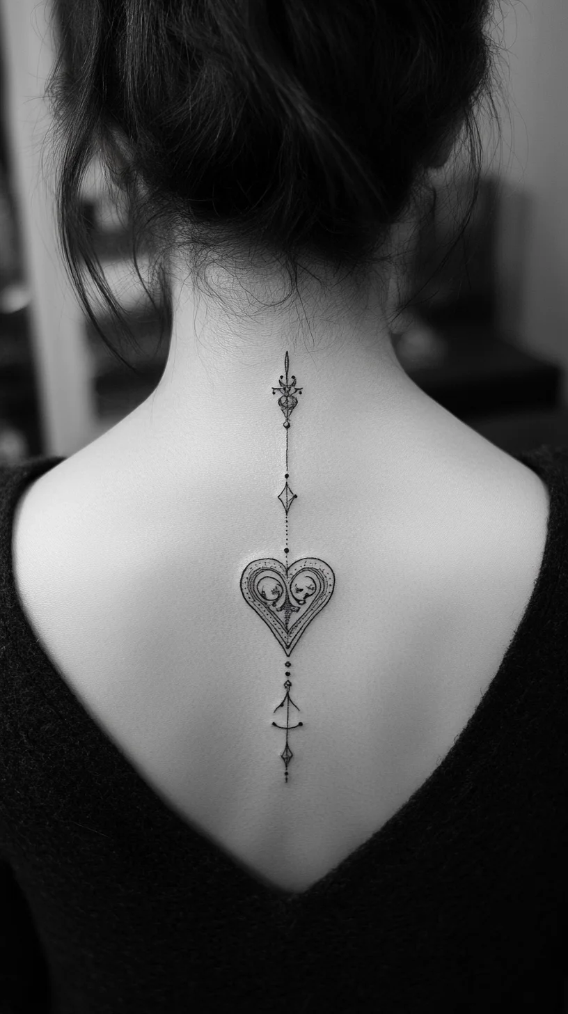 Stunning Heart Mandala Tattoo: A Unique Expression of Love and Elegance