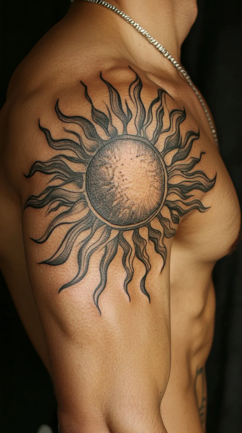 Sun-Soaked Radiance: Mastering the Bold Sun Tattoo for Maximum Impact